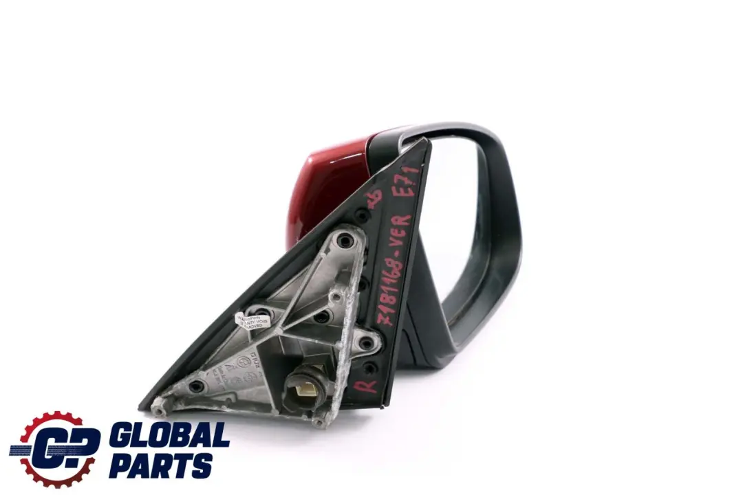 Outside Right Wing Mirror O/S Vermilionrot Vermilion Red A82 to BMW X6 Series E71 with Part number 7181168 BMW X6 Series E71 Outside Right Wing Mirror O/S Vermilionrot Vermilion Red A82 - SKU rhd-7181168-VER - Part number 7181168