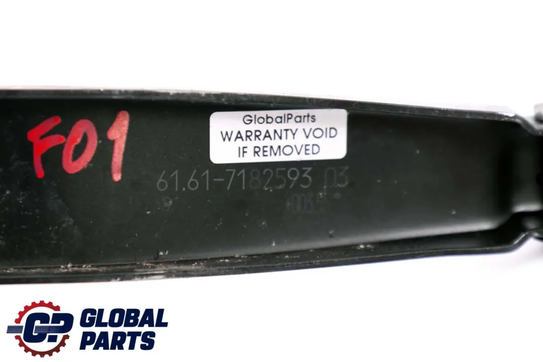 BMW 7 Series F01 F02 LCI Front Wiper Arm Passenger's Side Left N/S 7182593 - SKU rhd-7182593 - Part number 61617182593