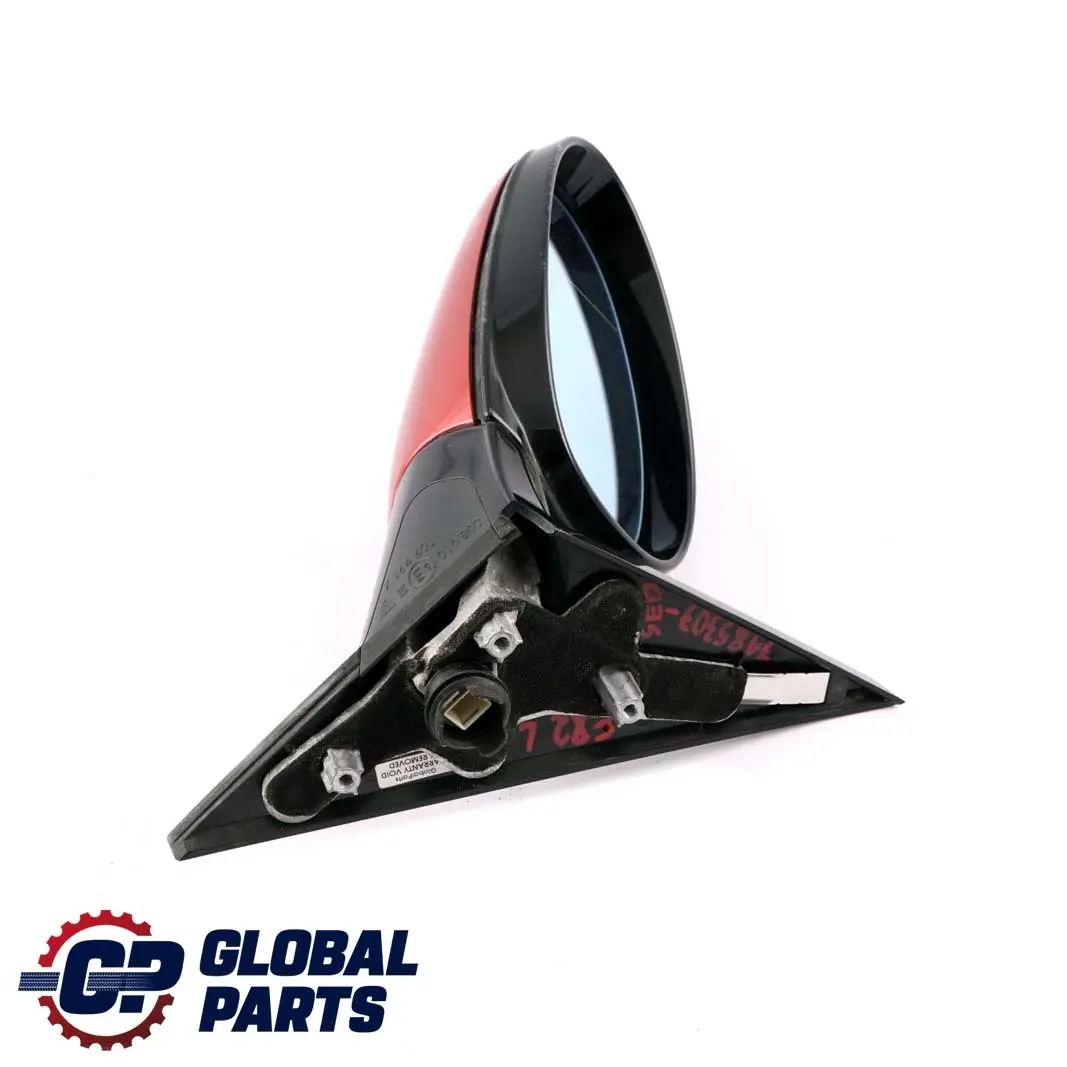 BMW 1 E81 E82 M Sport High Gloss Left Wing Mirror N/S Sedonarot Sedona Red A79 - SKU rhd-7185307-SED - Part number 7185307