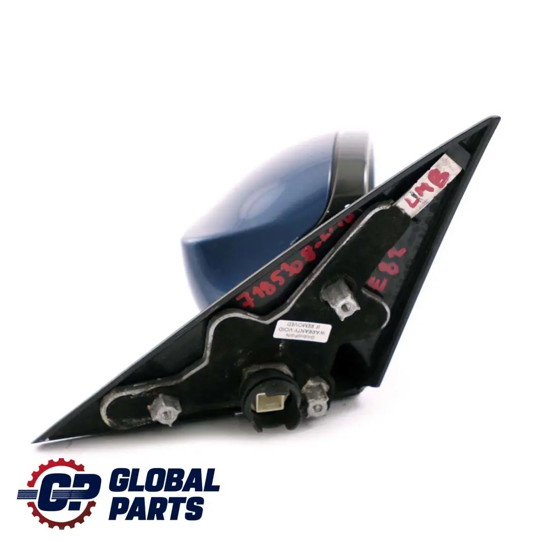 High Gloss Right Wing Mirror O/S Le Mans Blau Blue to BMW 1 Series E81 E82 M Sport with Part number 7185308 BMW 1 Series E81 E82 M Sport High Gloss Right Wing Mirror O/S Le Mans Blau Blue - SKU rhd-7185308-LMB - Part number 7185308