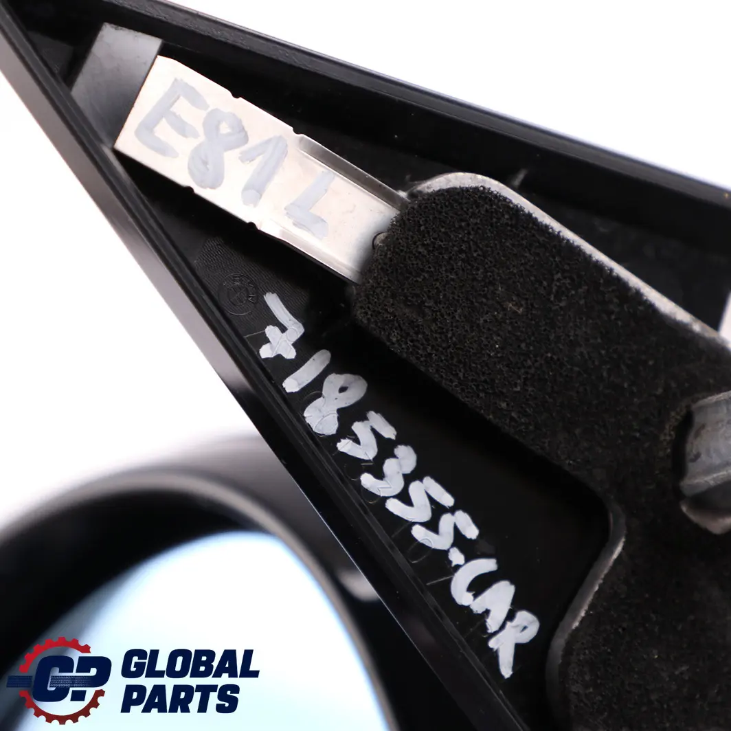 High Gloss Left Wing Mirror N/S Carbonschwarz Metallic to BMW E81 E82 M Sport with Part number 7185315 BMW E81 E82 M Sport High Gloss Left Wing Mirror N/S Carbonschwarz Metallic - SKU rhd-7185315-CAR - Part number 7185315