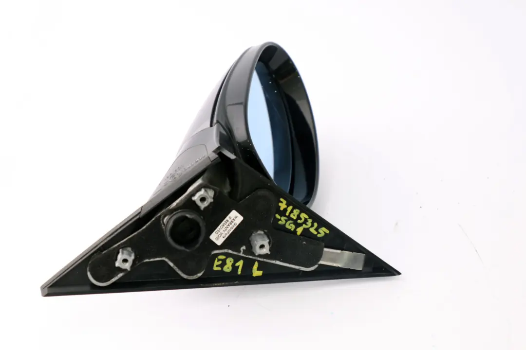 Fold Left Mirror N/S Sparkling Graphite to BMW 1 Series 1 E81 E82 M Sport Power with Part number 7185325 BMW 1 Series 1 E81 E82 M Sport Power Fold Left Mirror N/S Sparkling Graphite - SKU rhd-7185325-SG1 - Part number 7185325