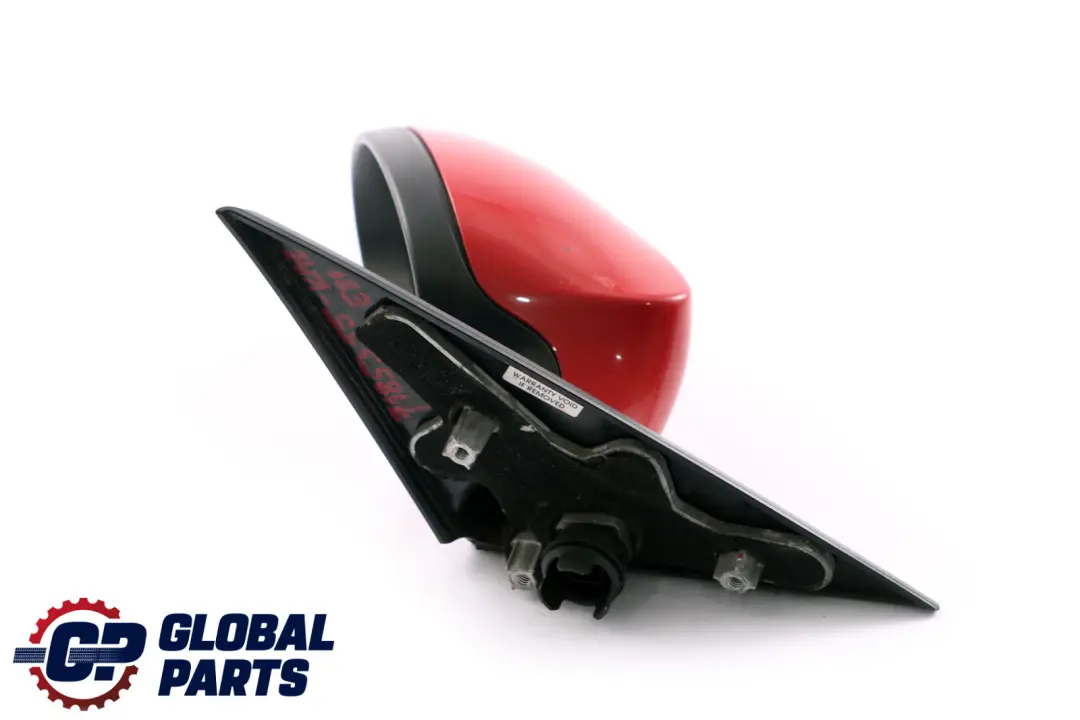 BMW 1 Series E81 E82 Left Outside Wing Mirror N/S Karmesinrot Crimson Red A61 - SKU rhd-7185355-KAR - Part number 7185355