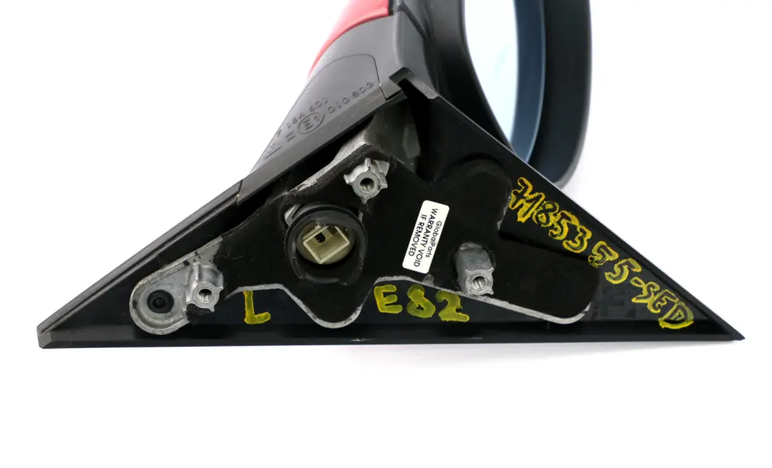 BMW 1 Series E81 E82 E88 Heated Left Wing Mirror N/S Sedonarot Sedona Red A79 - SKU rhd-7185355-SED - Part number 7185355