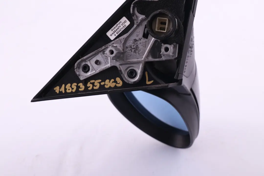 Heated Left Wing Mirror N/S Sparkling Graphite Metallic A22 to BMW 1 Series 3 E81 with Part number 7185355 BMW 1 Series 3 E81 Heated Left Wing Mirror N/S Sparkling Graphite Metallic A22 - SKU rhd-7185355-SG3 - Part number 7185355