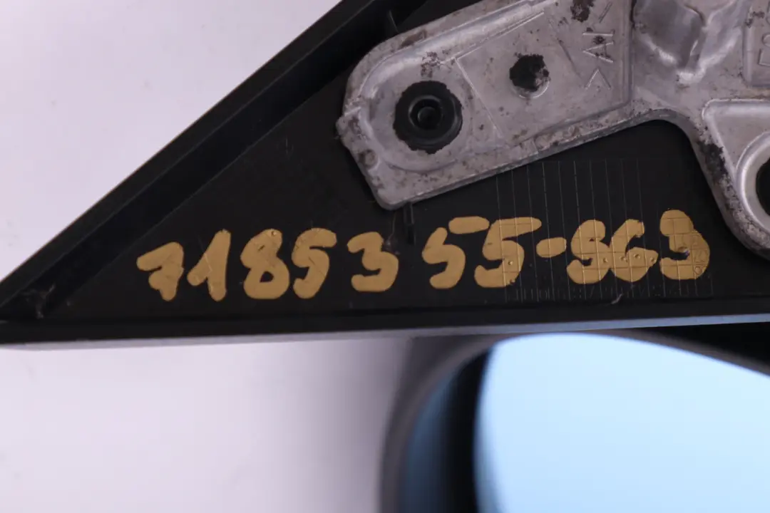 Heated Left Wing Mirror N/S Sparkling Graphite Metallic A22 to BMW 1 Series 3 E81 with Part number 7185355 BMW 1 Series 3 E81 Heated Left Wing Mirror N/S Sparkling Graphite Metallic A22 - SKU rhd-7185355-SG3 - Part number 7185355