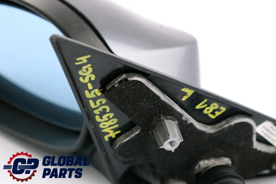 Left Heated Wing Mirror N/S Sparkling Graphite A22 to BMW 1 Series 4 E81 E82 E88 with Part number 7185355 BMW 1 Series 4 E81 E82 E88 Left Heated Wing Mirror N/S Sparkling Graphite A22 - SKU rhd-7185355-SG4 - Part number 7185355