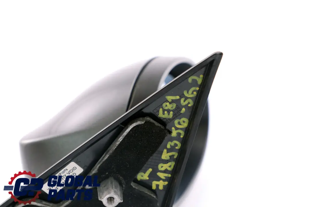 Heated Right Wing Mirror O/S Sparkling Graphite A22 to BMW 1 Series 2 E81 E82 E88 with Part number 7185356 BMW 1 Series 2 E81 E82 E88 Heated Right Wing Mirror O/S Sparkling Graphite A22 - SKU rhd-7185356-SG2 - Part number 7185356