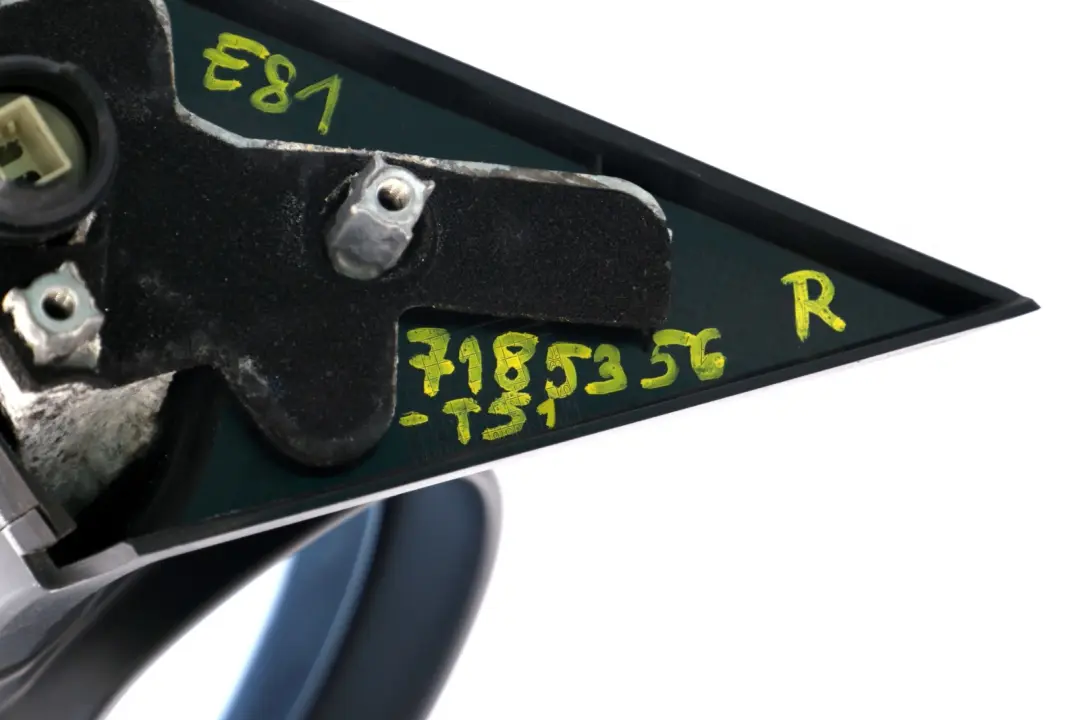 Right Heated Wing Mirror O/S Titansilber Silver 354 to BMW 1 Series 1 E81 E82 E88 with Part number 7185356 BMW 1 Series 1 E81 E82 E88 Right Heated Wing Mirror O/S Titansilber Silver 354 - SKU rhd-7185356-TS1 - Part number 7185356