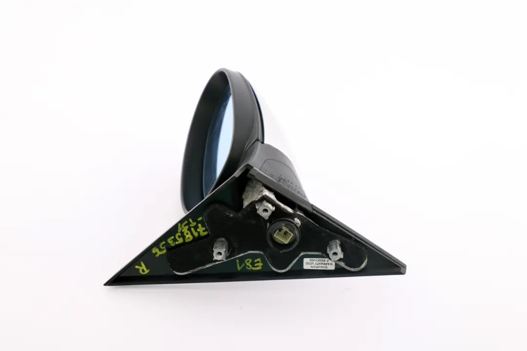BMW 1 Series 1 E81 E82 E88 Right Heated Wing Mirror O/S Titansilber Silver 354 - SKU rhd-7185356-TS1 - Part number 7185356