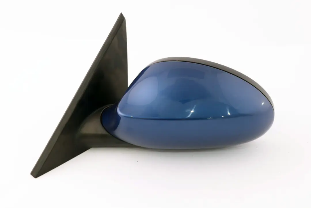 BMW 1 Series E81 E82 E88 Left Wing Mirror N/S Montegoblau Blue Metallic A51 - SKU rhd-7185361-MTB - Part number 7185361