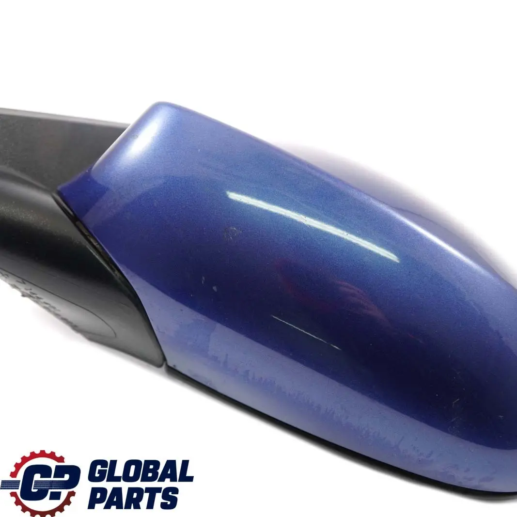 BMW 1 E81 E88 Power Fold Heated Left Wing Mirror N/S Montegoblau Blue - SKU rhd-7185373-MTB - Part number 7185373