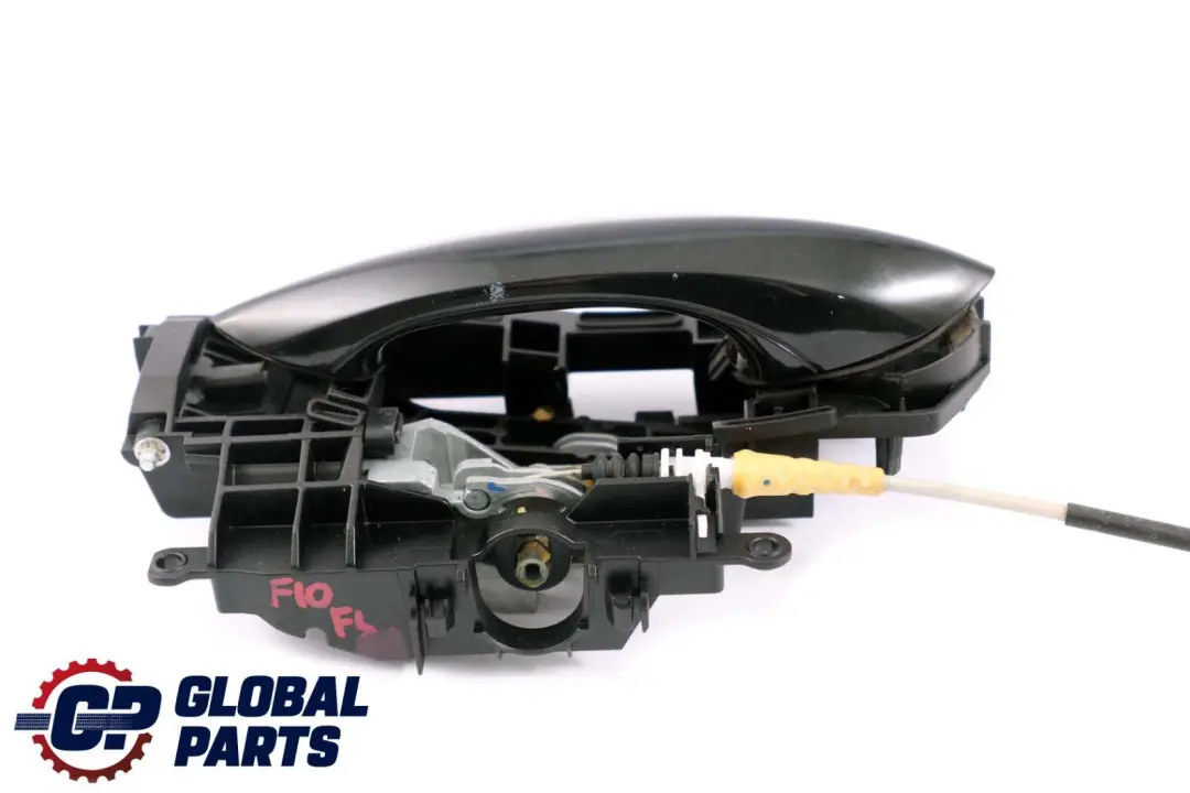 Outside Door Handle Front Left N/S Black Sapphire Metallic 475 to BMW 5 Series F10 with Part number 7175649 BMW 5 Series F10 Outside Door Handle Front Left N/S Black Sapphire Metallic 475 - SKU rhd-7187227-BS - Part number 7175649