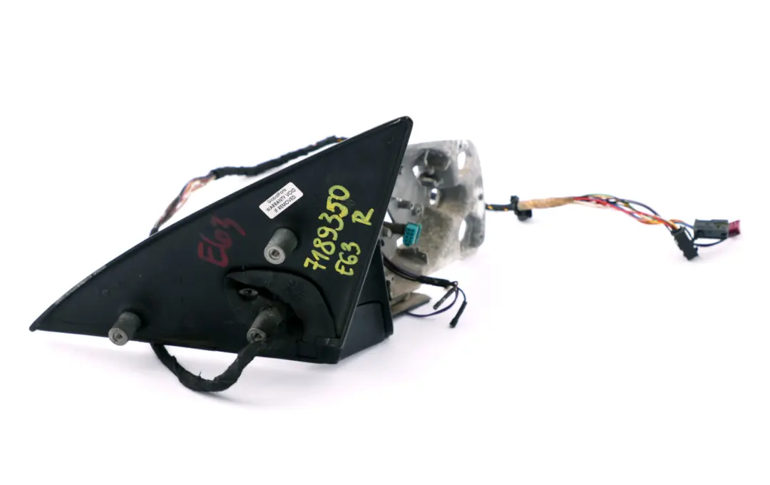 BMW 6 Series E63 E64 Auto Dip Power Fold Heated Right Base Wing Mirror O/S - SKU rhd-7189350 - Part number 7189350