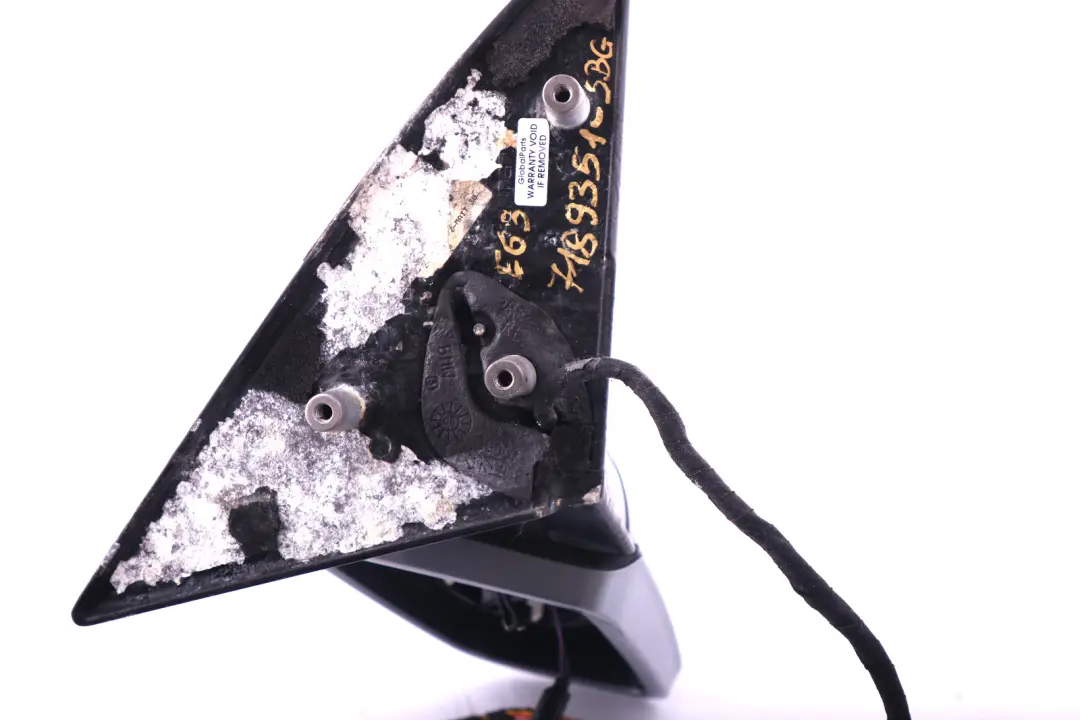 BMW 6 Series E63 E64 Auto Dip Power Fold Heated Left Wing Mirror N/S Silbergrau - SKU rhd-7189351-SBG - Part number 7189351