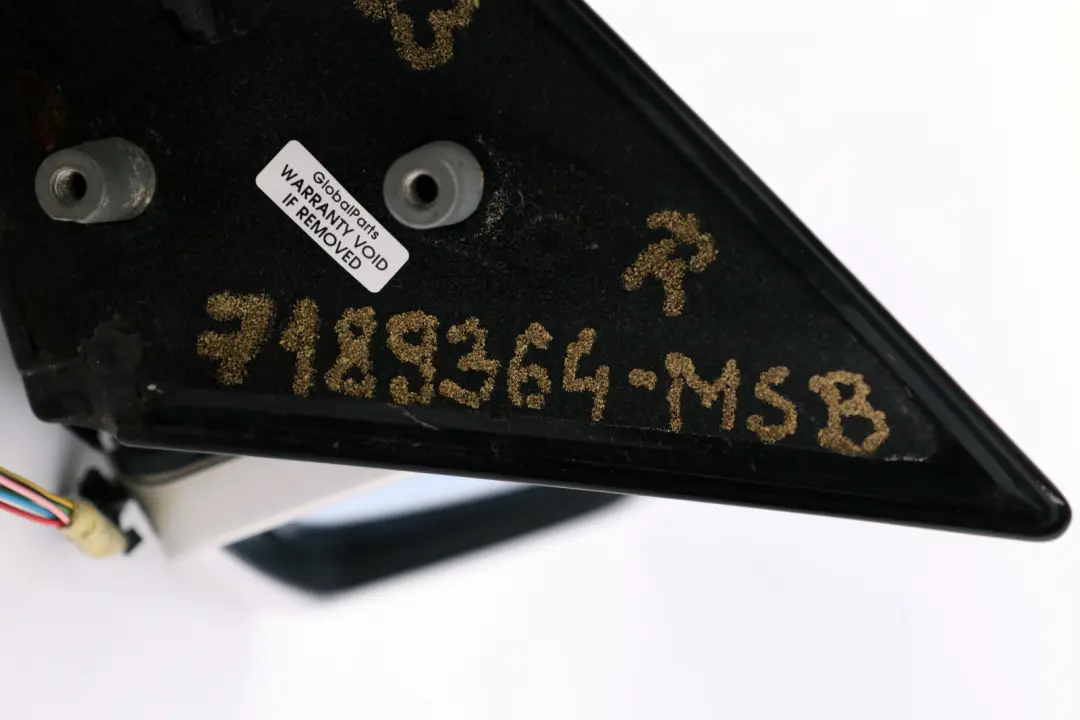 Heated Right Wing Mirror O/S Mineralsilber Mineral to BMW 6 Series E63 E64 M Sport with Part number 7189364 BMW 6 Series E63 E64 M Sport Heated Right Wing Mirror O/S Mineralsilber Mineral - SKU rhd-7189364-MSB - Part number 7189364