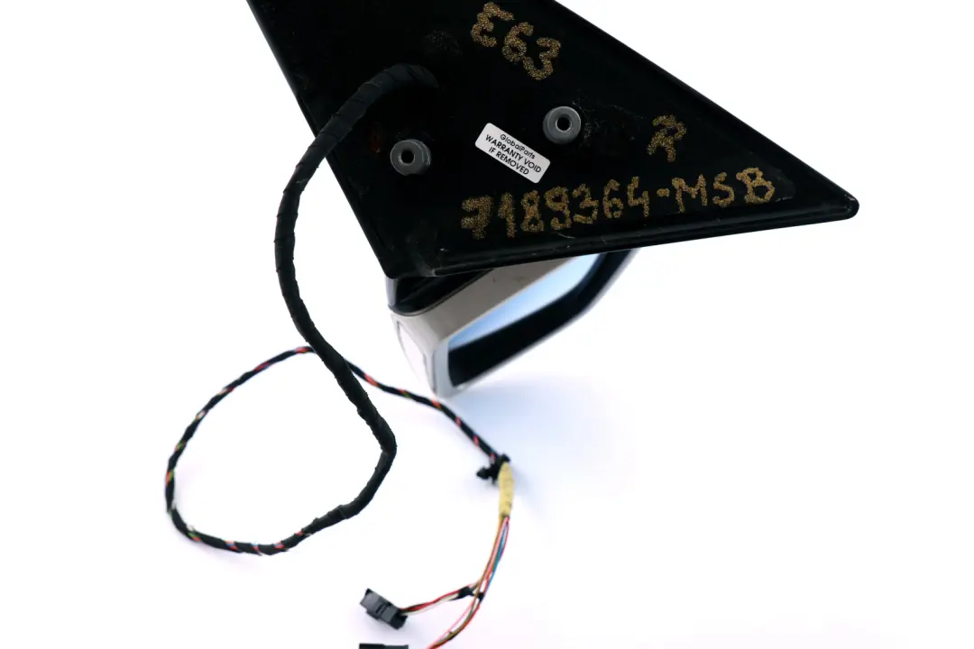 Heated Right Wing Mirror O/S Mineralsilber Mineral to BMW 6 Series E63 E64 M Sport with Part number 7189364 BMW 6 Series E63 E64 M Sport Heated Right Wing Mirror O/S Mineralsilber Mineral - SKU rhd-7189364-MSB - Part number 7189364