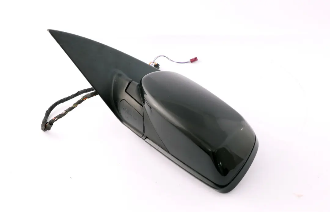 BMW 6 Series E63 E64 Auto Dip High Gloss Left Wing Mirror N/S Black Sapphire - SKU rhd-7189371-BS - Part number 7189371
