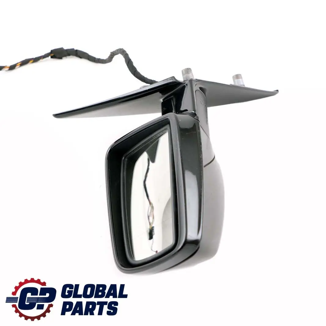 BMW 6 Series E63 E64 1 Auto Dip High Gloss Left Wing Mirror N/S Black Sapphire - SKU rhd-7189371-BS1 - Part number 7189371