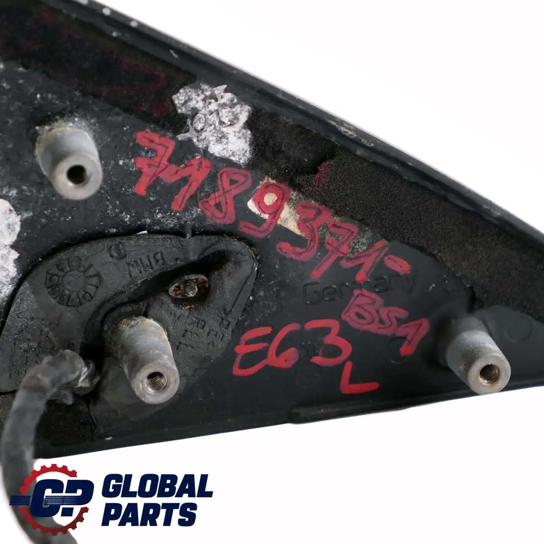 Dip High Gloss Left Wing Mirror N/S Black Sapphire to BMW 6 Series E63 E64 1 Auto with Part number 7189371 BMW 6 Series E63 E64 1 Auto Dip High Gloss Left Wing Mirror N/S Black Sapphire - SKU rhd-7189371-BS1 - Part number 7189371