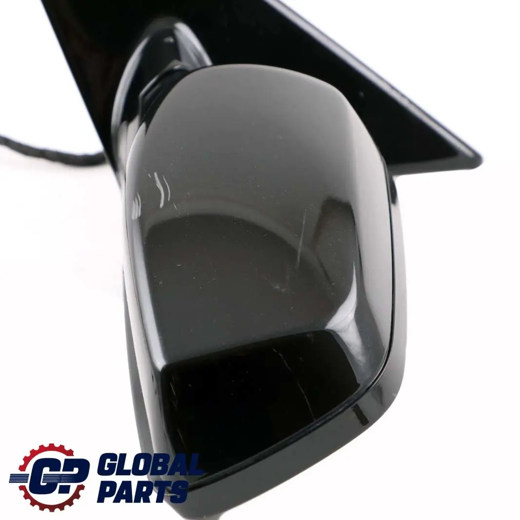 BMW 6 Series E63 E64 1 Auto Dip High Gloss Left Wing Mirror N/S Black Sapphire - SKU rhd-7189371-BS1 - Part number 7189371