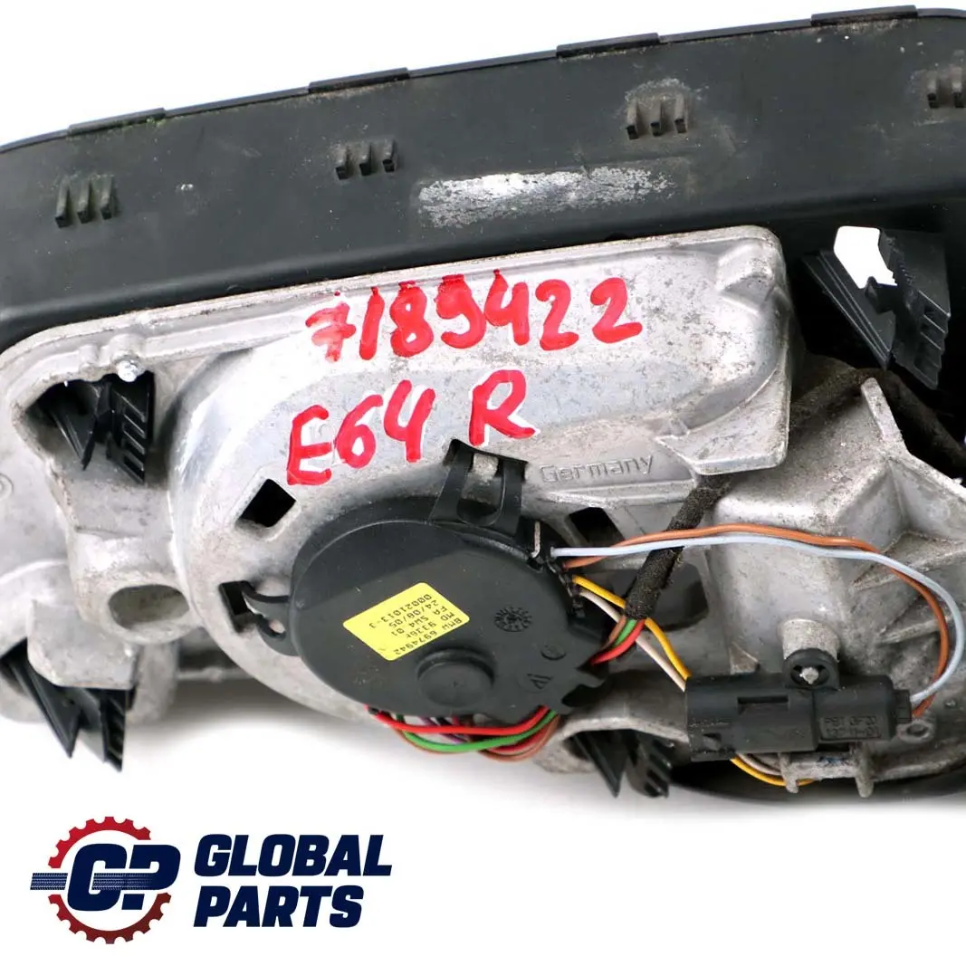 Dip Right Heated Base Wing Mirror O/S Black to BMW 6 Series E63 E64 Auto with Part number 7189422 BMW 6 Series E63 E64 Auto Dip Right Heated Base Wing Mirror O/S Black - SKU rhd-7189422 - Part number 7189422