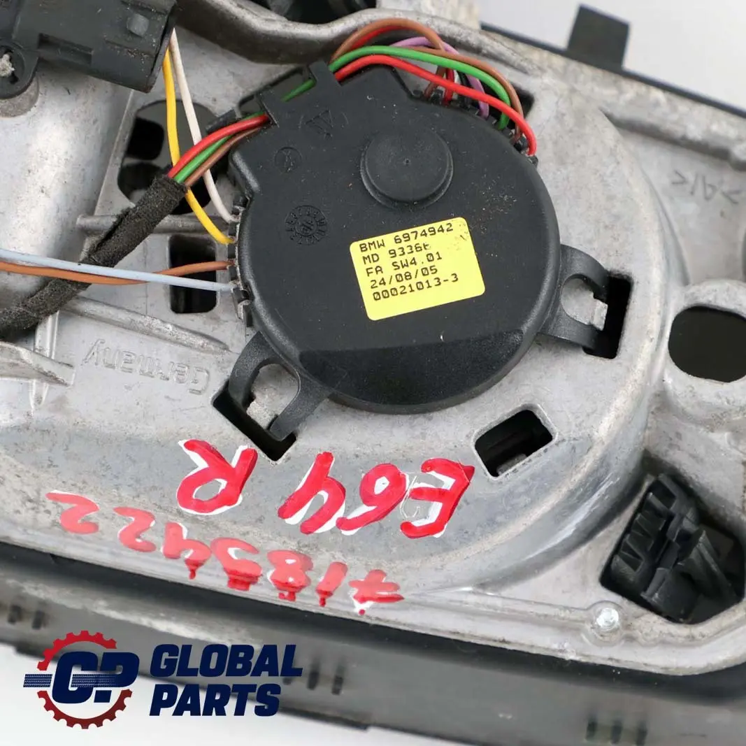 BMW 6 Series E63 E64 Auto Dip Right Heated Base Wing Mirror O/S Black - SKU rhd-7189422 - Part number 7189422