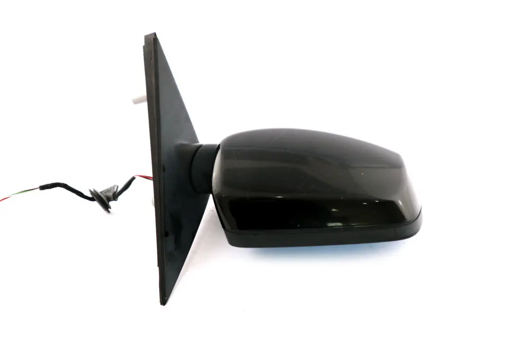 BMW 5 Series E60 E61 Heated Right Wing Mirror O/S Black Sapphire Metallic 475 - SKU rhd-7189486-BS - Part number 7189486