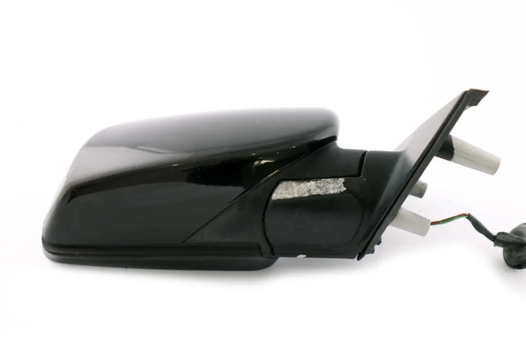 BMW 5 Series E60 E61 Heated Right Wing Mirror O/S Black Sapphire Metallic 475 - SKU rhd-7189486-BS - Part number 7189486