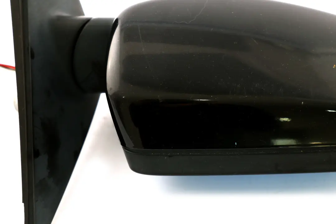 BMW 5 Series E60 E61 Heated Right Wing Mirror O/S Black Sapphire Metallic 475 - SKU rhd-7189486-BS - Part number 7189486