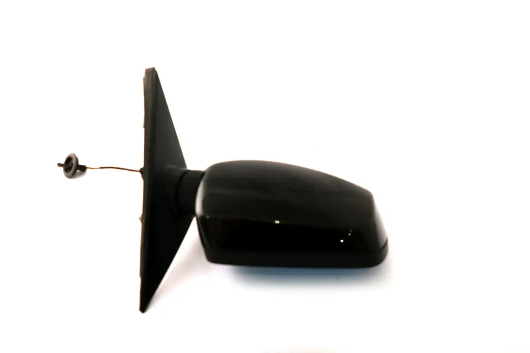 BMW 5 Series 1 E60 E61 Heated Right Wing Mirror O/S Black Sapphire Metallic 475 - SKU rhd-7189486-BS1 - Part number 7189486