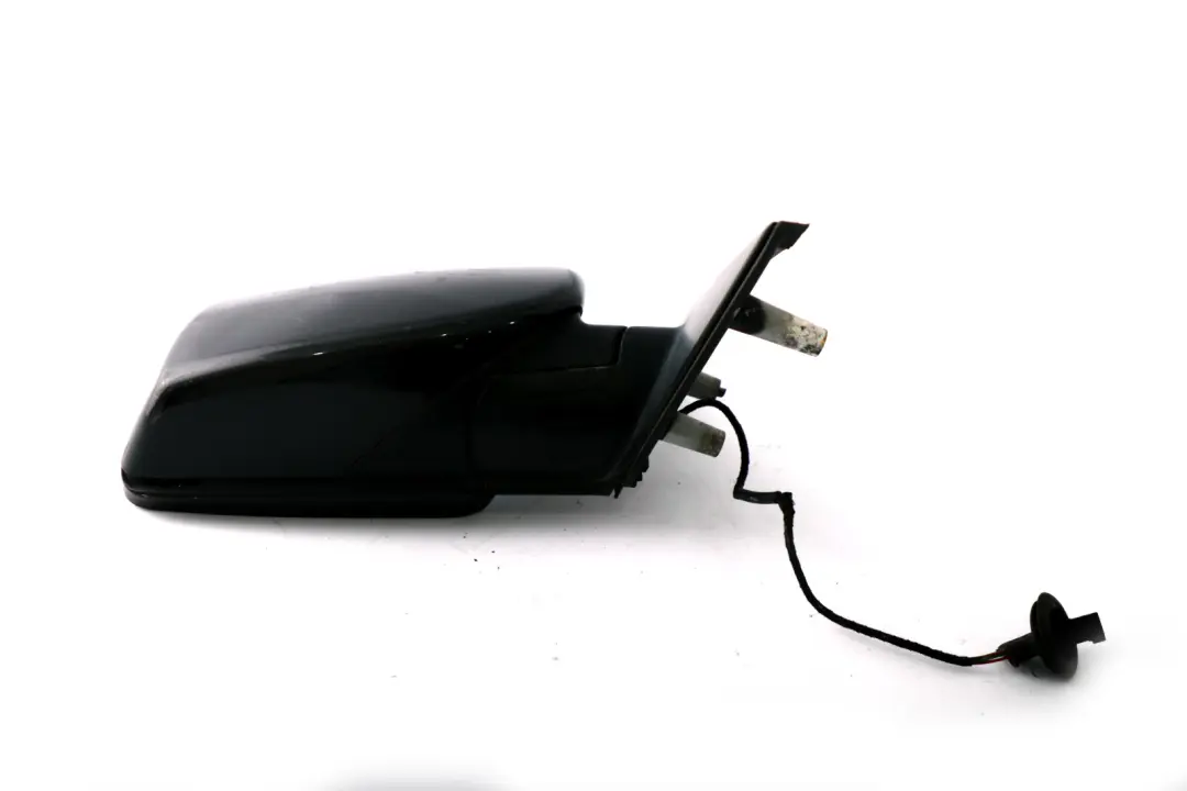 BMW 5 Series 1 E60 E61 Heated Right Wing Mirror O/S Black Sapphire Metallic 475 - SKU rhd-7189486-BS1 - Part number 7189486