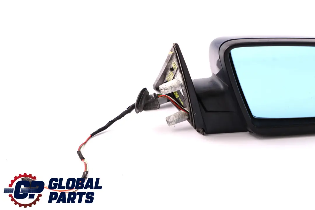 BMW 5 Series 1 E60 E61 Heated Right Wing Mirror O/S Mysticblau Metallic Blue - SKU rhd-7189486-MYS1 - Part number 7189486