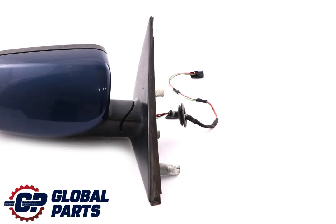 BMW 5 Series 1 E60 E61 Heated Right Wing Mirror O/S Mysticblau Metallic Blue - SKU rhd-7189486-MYS1 - Part number 7189486