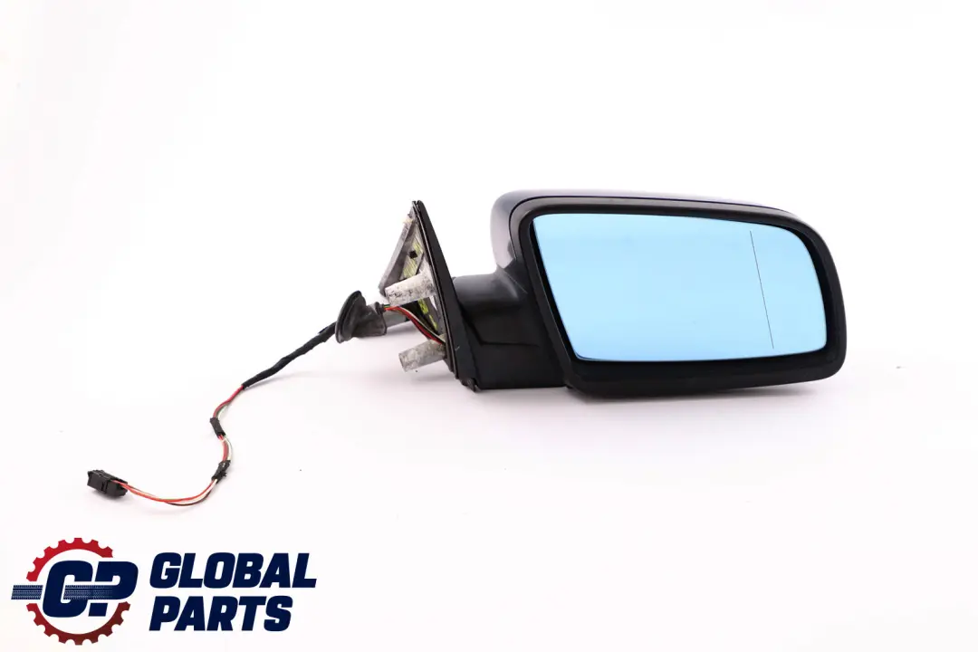 BMW 5 Series 1 E60 E61 Heated Right Wing Mirror O/S Mysticblau Metallic Blue - SKU rhd-7189486-MYS1 - Part number 7189486