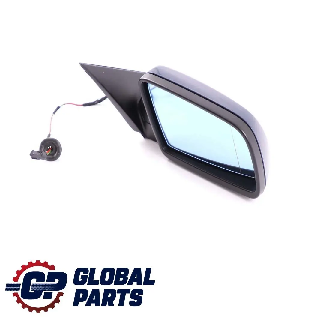BMW 5 Series E60 E61 2 Heated Right Wing Mirror O/S Mysticblau Blue Metallic A07 - SKU rhd-7189486-MYS2 - Part number 7189486