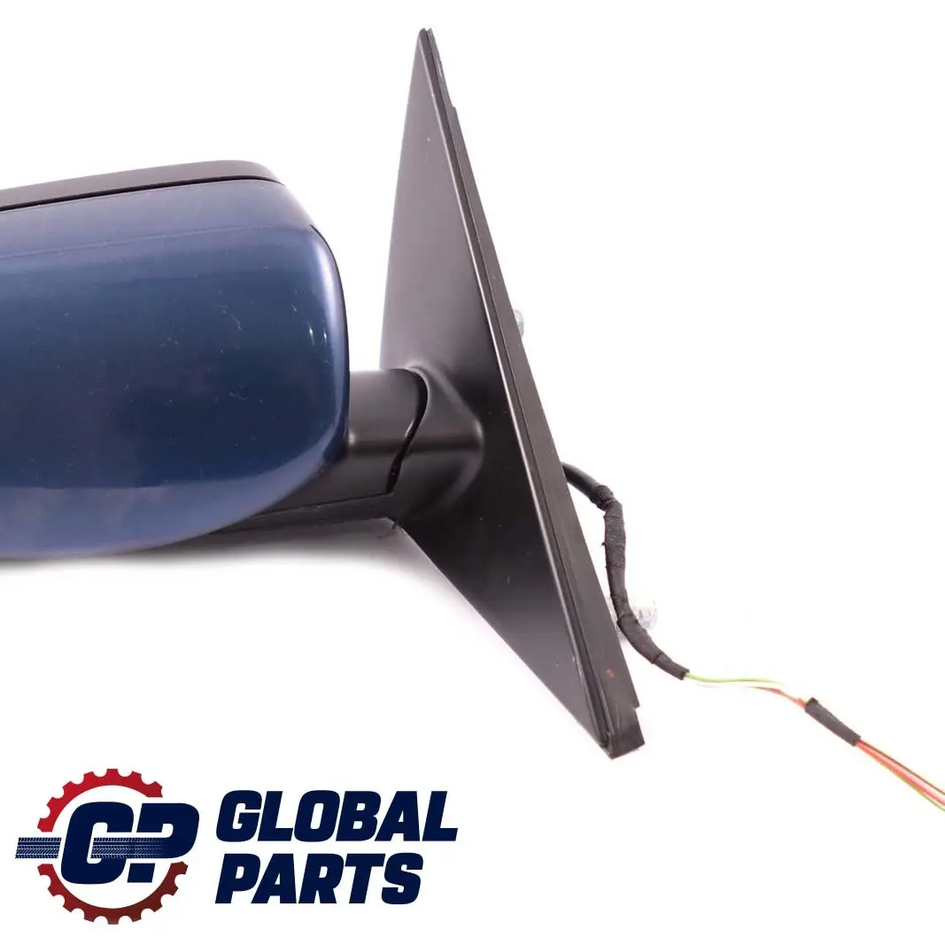 BMW 5 Series E60 E61 2 Heated Right Wing Mirror O/S Mysticblau Blue Metallic A07 - SKU rhd-7189486-MYS2 - Part number 7189486