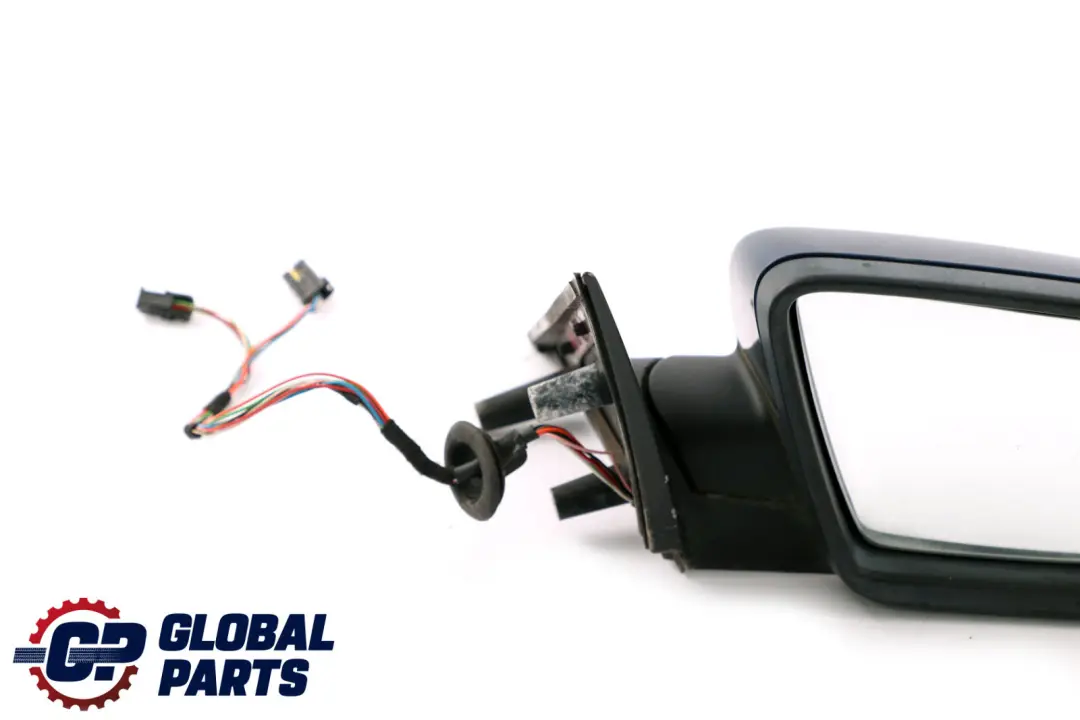 Heated Right Wing Mirror O/S Mysticblau Metallic Blue to BMW 5 Series 3 E60 E61 with Part number 7189486 BMW 5 Series 3 E60 E61 Heated Right Wing Mirror O/S Mysticblau Metallic Blue - SKU rhd-7189486-MYS3 - Part number 7189486