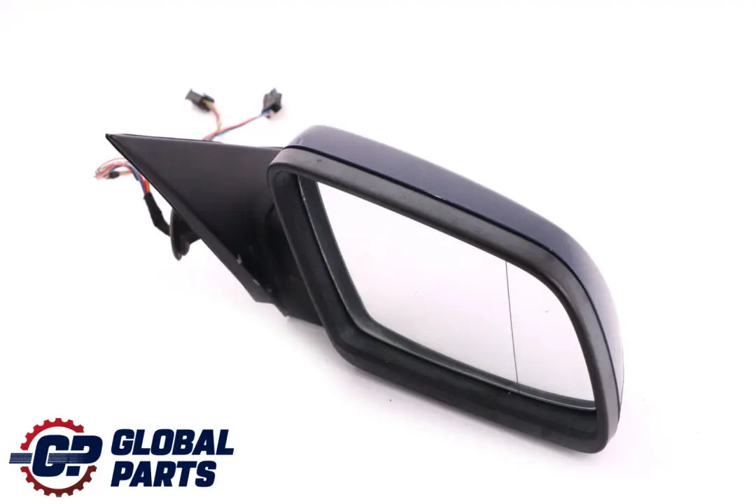 Heated Right Wing Mirror O/S Mysticblau Metallic Blue to BMW 5 Series 3 E60 E61 with Part number 7189486 BMW 5 Series 3 E60 E61 Heated Right Wing Mirror O/S Mysticblau Metallic Blue - SKU rhd-7189486-MYS3 - Part number 7189486
