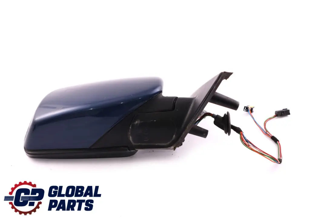 Heated Right Wing Mirror O/S Mysticblau Metallic Blue to BMW 5 Series 3 E60 E61 with Part number 7189486 BMW 5 Series 3 E60 E61 Heated Right Wing Mirror O/S Mysticblau Metallic Blue - SKU rhd-7189486-MYS3 - Part number 7189486