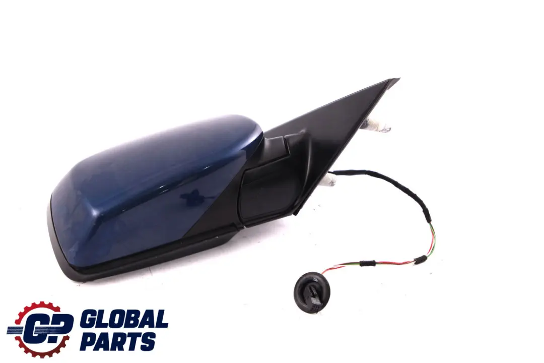 BMW 5 Series 4 E60 E61 Heated Right Wing Mirror O/S Mysticblau Metallic Blue - SKU rhd-7189486-MYS4 - Part number 7189486