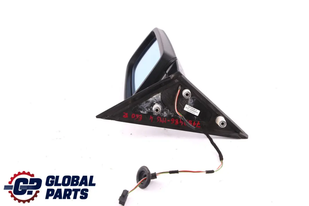 Heated Right Wing Mirror O/S Mysticblau Metallic Blue to BMW 5 Series 4 E60 E61 with Part number 7189486 BMW 5 Series 4 E60 E61 Heated Right Wing Mirror O/S Mysticblau Metallic Blue - SKU rhd-7189486-MYS4 - Part number 7189486