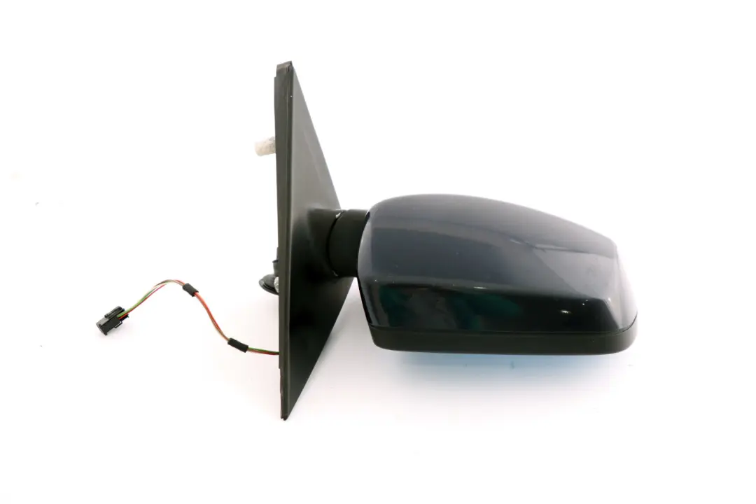 Heated Right Wing Mirror O/S Orientblau Orient Blue 317 to BMW 5 Series E60 E61 with Part number 7189486 BMW 5 Series E60 E61 Heated Right Wing Mirror O/S Orientblau Orient Blue 317 - SKU rhd-7189486-OB - Part number 7189486