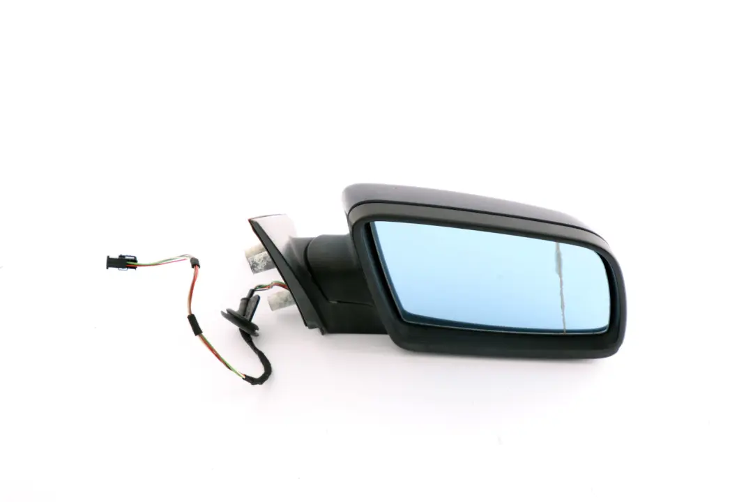 Heated Right Wing Mirror O/S Orientblau Orient Blue 317 to BMW 5 Series E60 E61 with Part number 7189486 BMW 5 Series E60 E61 Heated Right Wing Mirror O/S Orientblau Orient Blue 317 - SKU rhd-7189486-OB - Part number 7189486