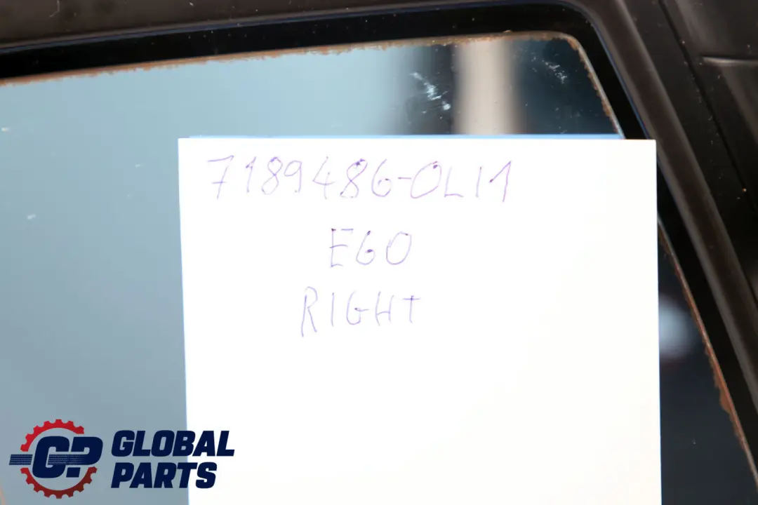 BMW 5 Series 1 E60 E61 Heated Right Door Wing Mirror O/S Olivin Metallic 349 - SKU rhd-7189486-OLI1 - Part number 7189486