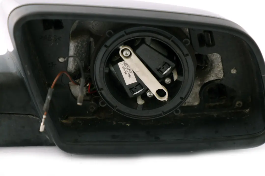 BMW 5 Series E60 E61 Heated Right Wing Mirror O/S Silbergrau Silver Grey A08 - SKU rhd-7189486-SBG - Part number 7189486