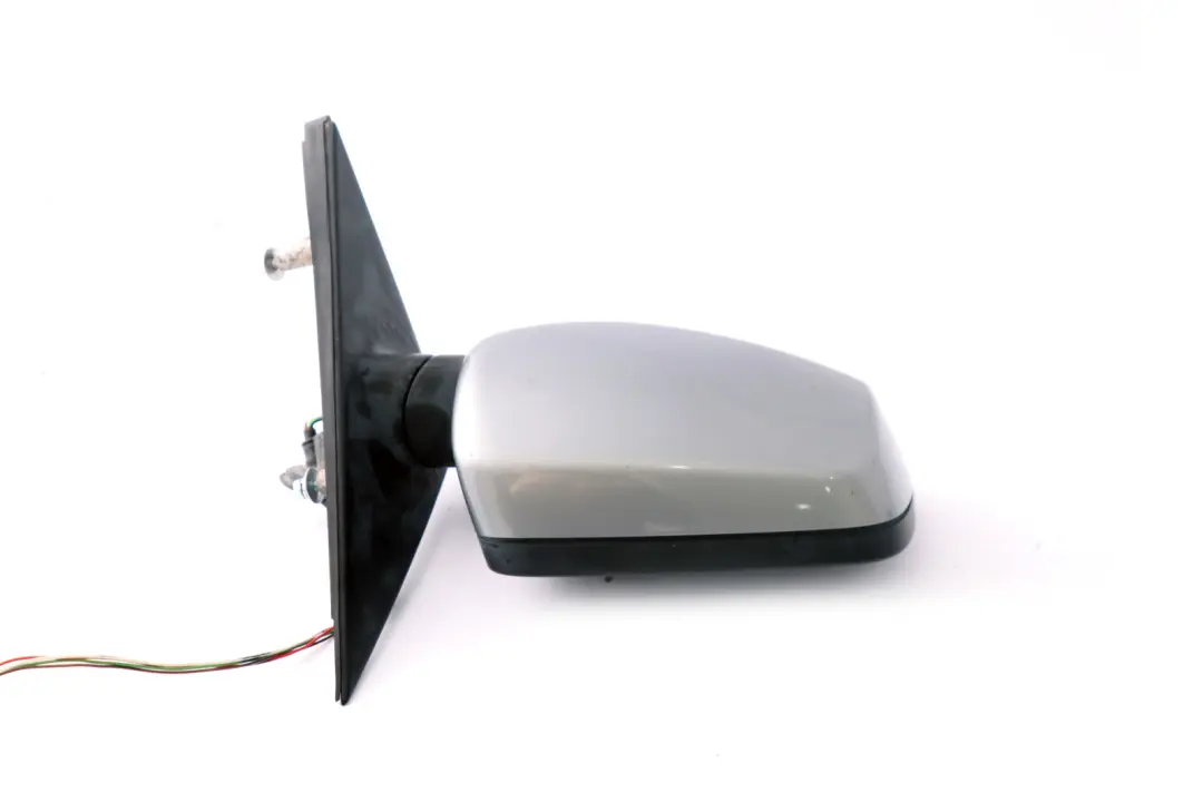 BMW 5 Series E60 E61 Heated Right Wing Mirror O/S Silbergrau Silver Grey A08 - SKU rhd-7189486-SBG - Part number 7189486