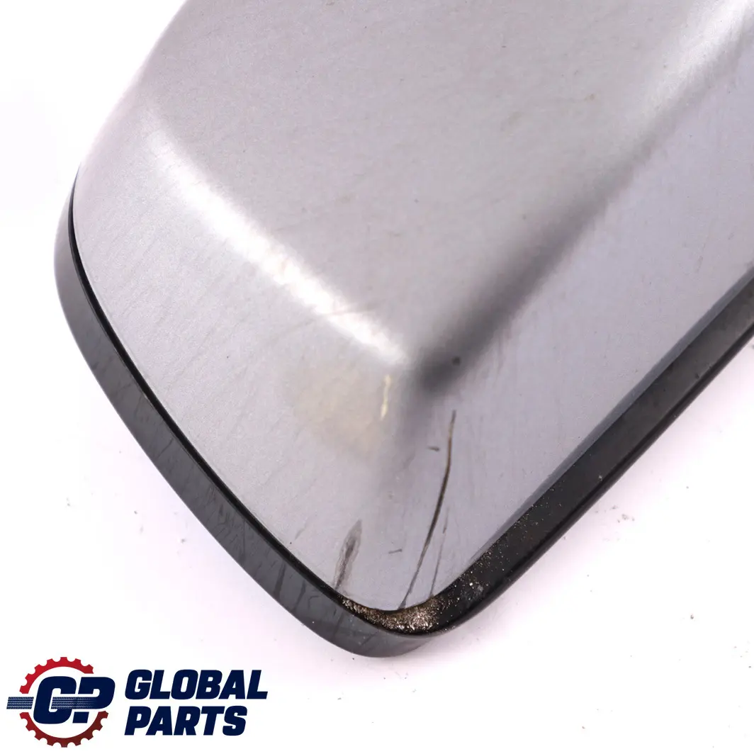 BMW 5 Series 1 E60 E61 Heated Right Wing Mirror O/S Silbergrau Silver Grey A08 - SKU rhd-7189486-SBG1 - Part number 7189486