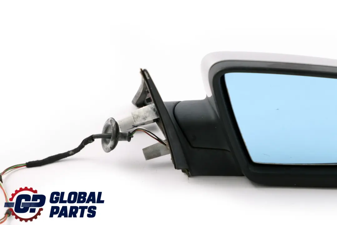 BMW 5 Series 1 E60 E61 Heated Right Wing Mirror O/S Titansilber Titanium Silver - SKU rhd-7189486-TS1 - Part number 7189486