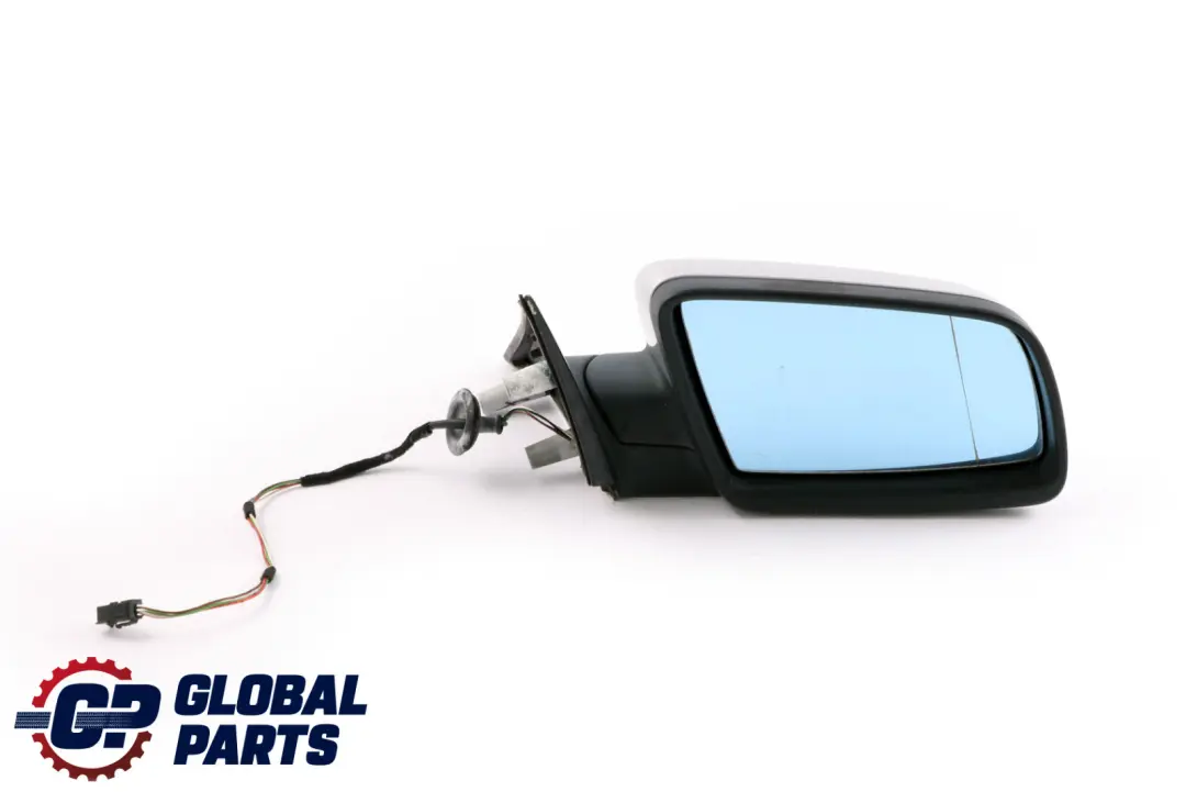 BMW 5 Series 1 E60 E61 Heated Right Wing Mirror O/S Titansilber Titanium Silver - SKU rhd-7189486-TS1 - Part number 7189486